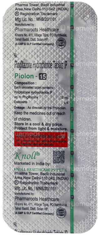 Piolon 15 Tablet 10